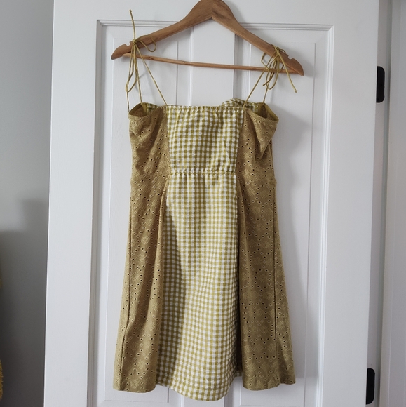 Urban Outfitters Felicity Eyelet Underwired Bustier Dress - Picture 6 of 11